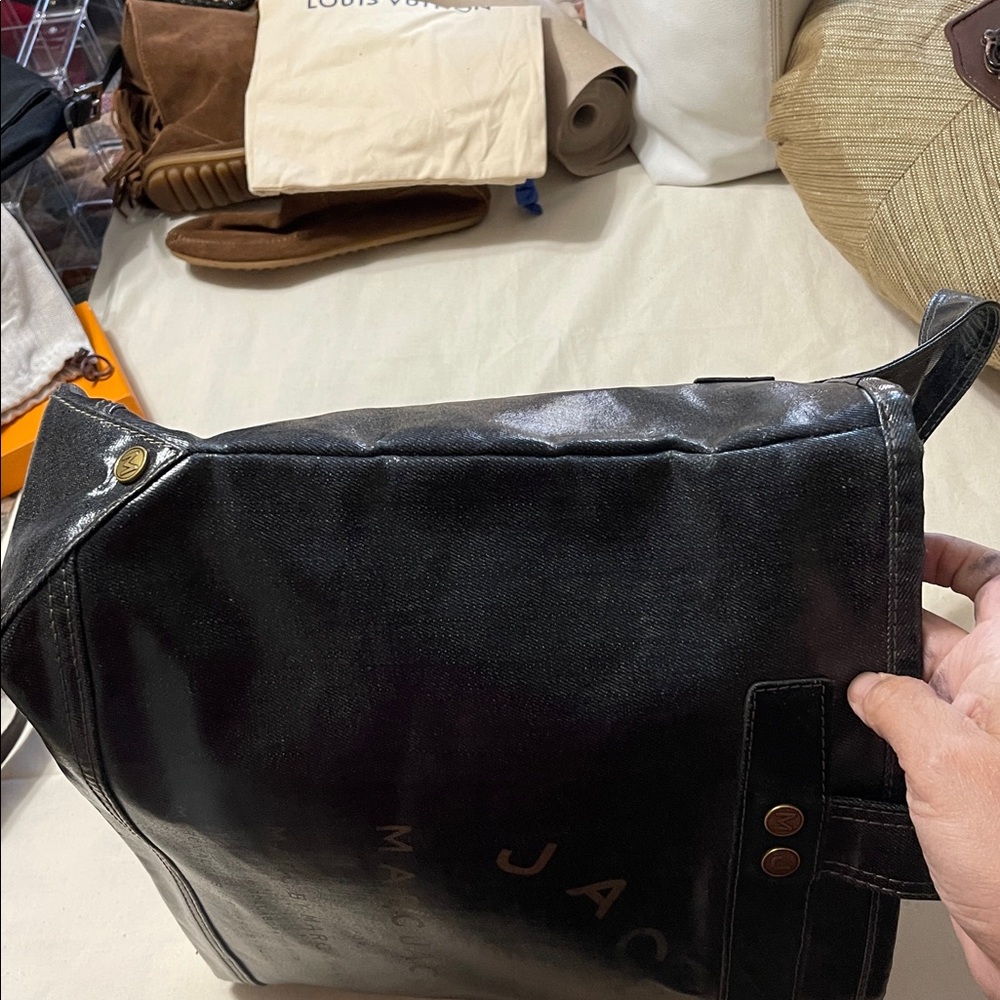 Jacobs By Marc Jacobs Colab Coated Denim Tote. - Picture 11 of 14